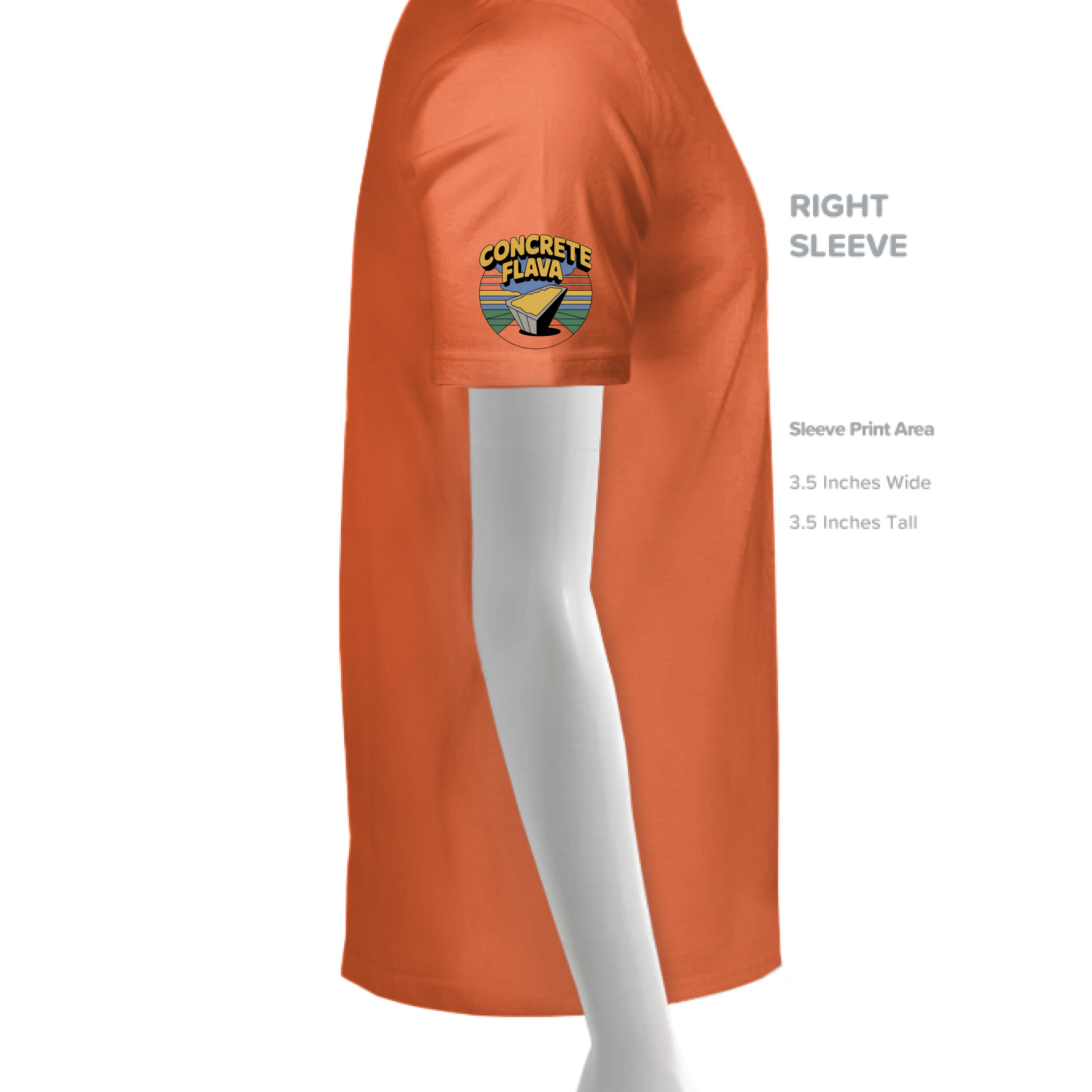 Solid Orange Triblend - SLEEVE_RIGHT