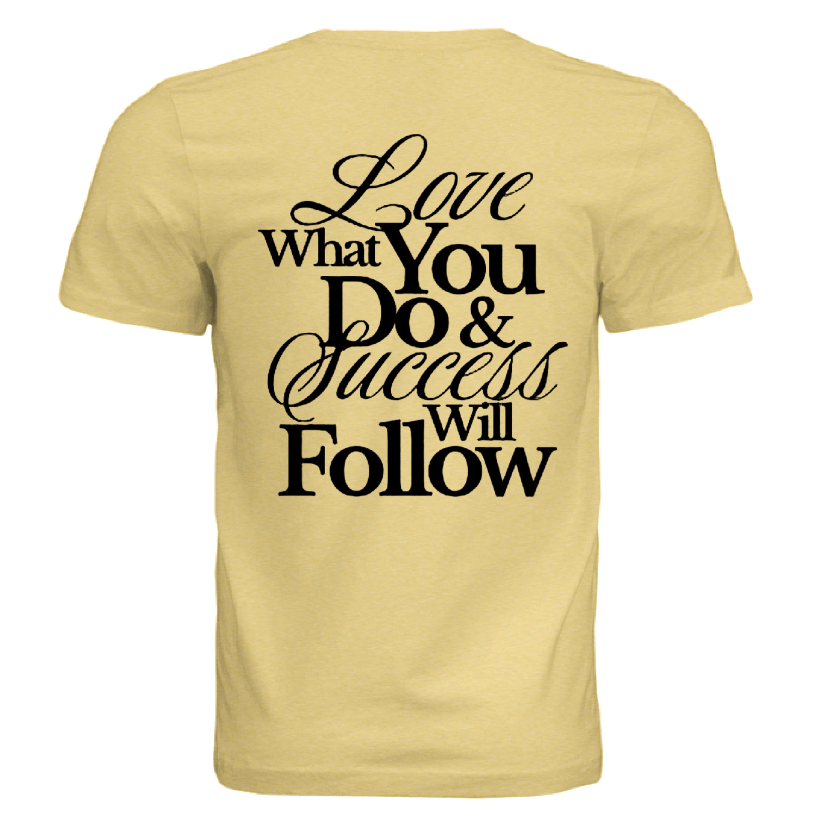 Pale Yellow Triblend - BACK