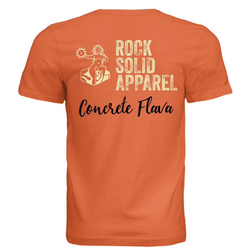 Solid Orange Triblend - BACK