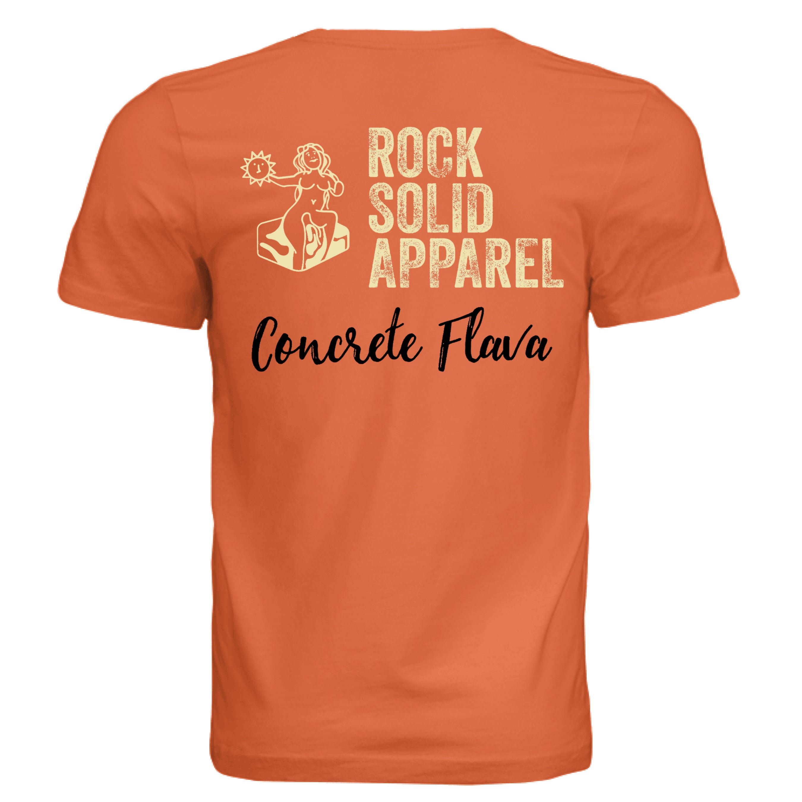 Solid Orange Triblend - BACK