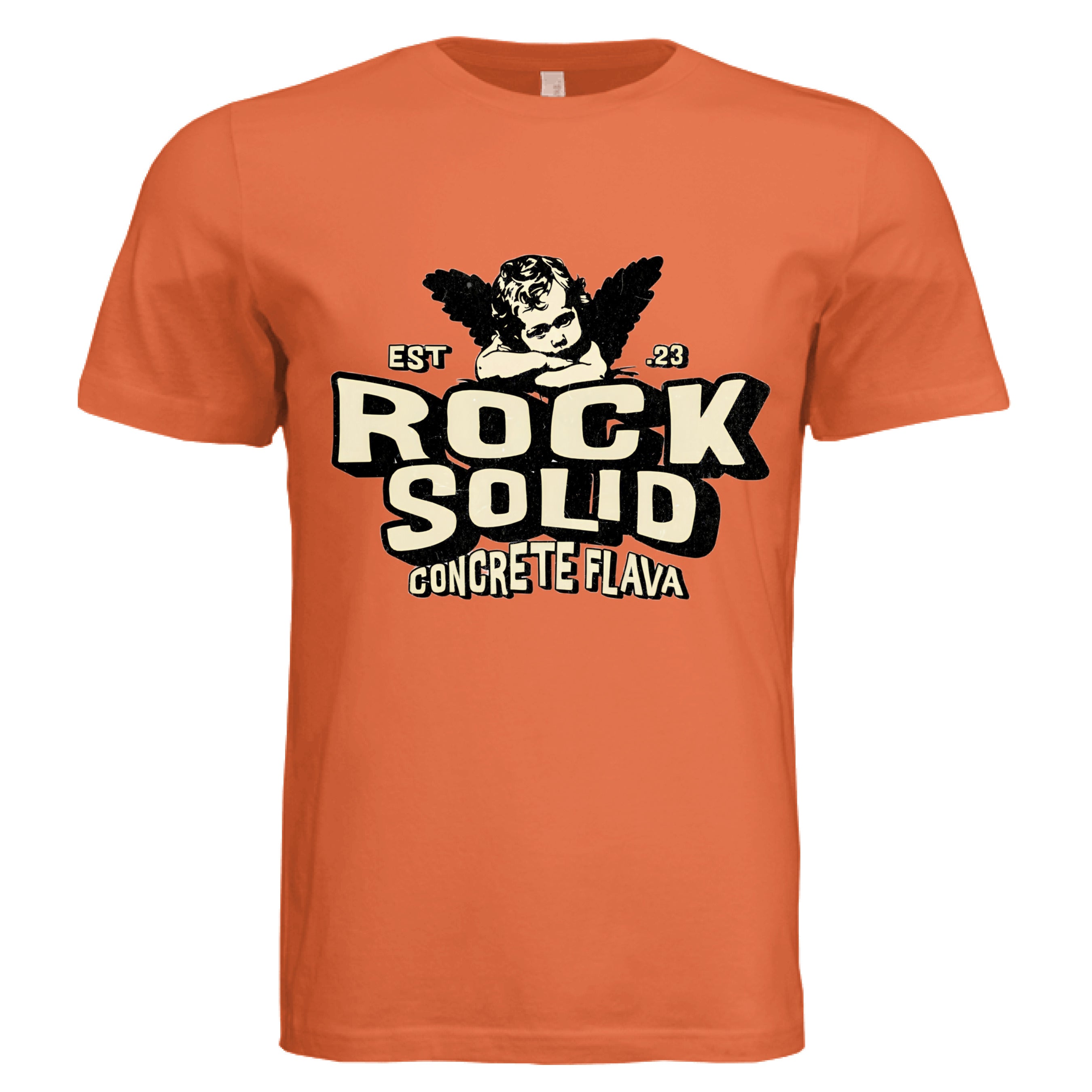 Solid Orange Triblend - FRONT