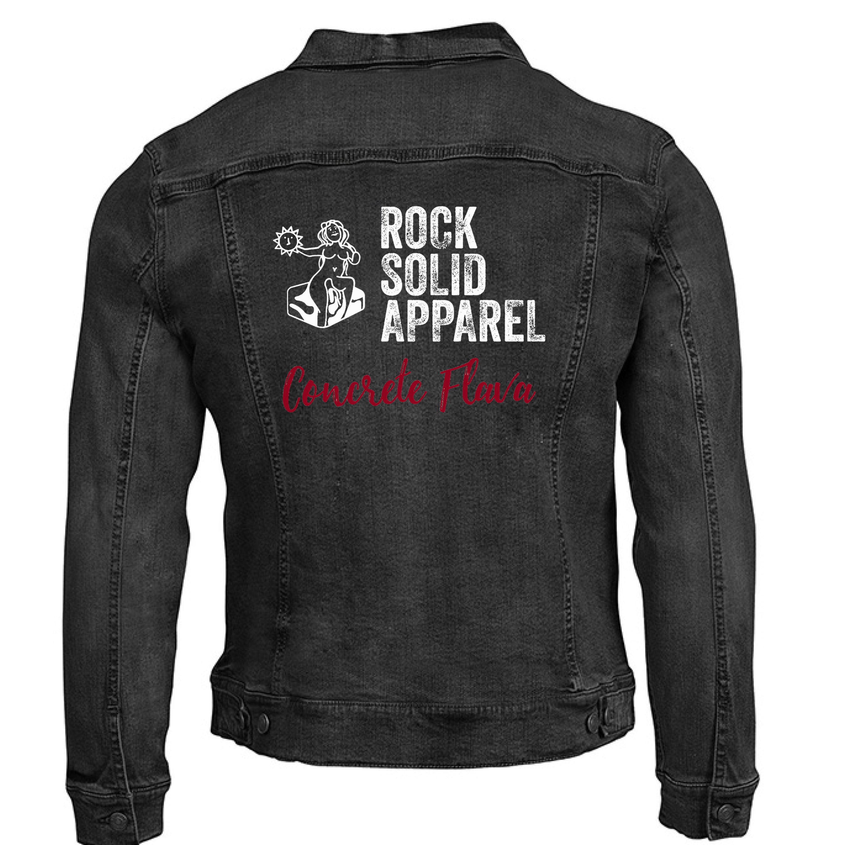 BLACK DENIM - BACK