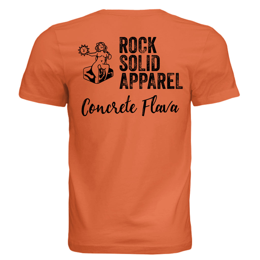 Solid Orange Triblend - BACK