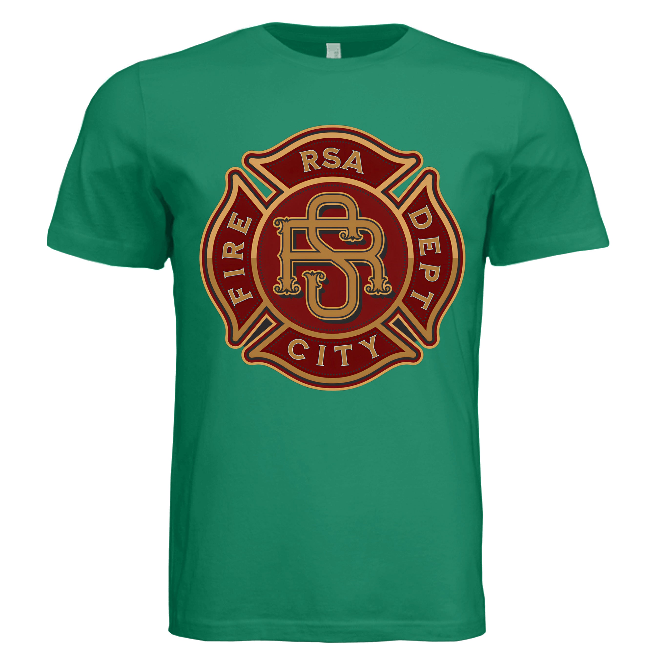 Solid Kelly Triblend - FRONT