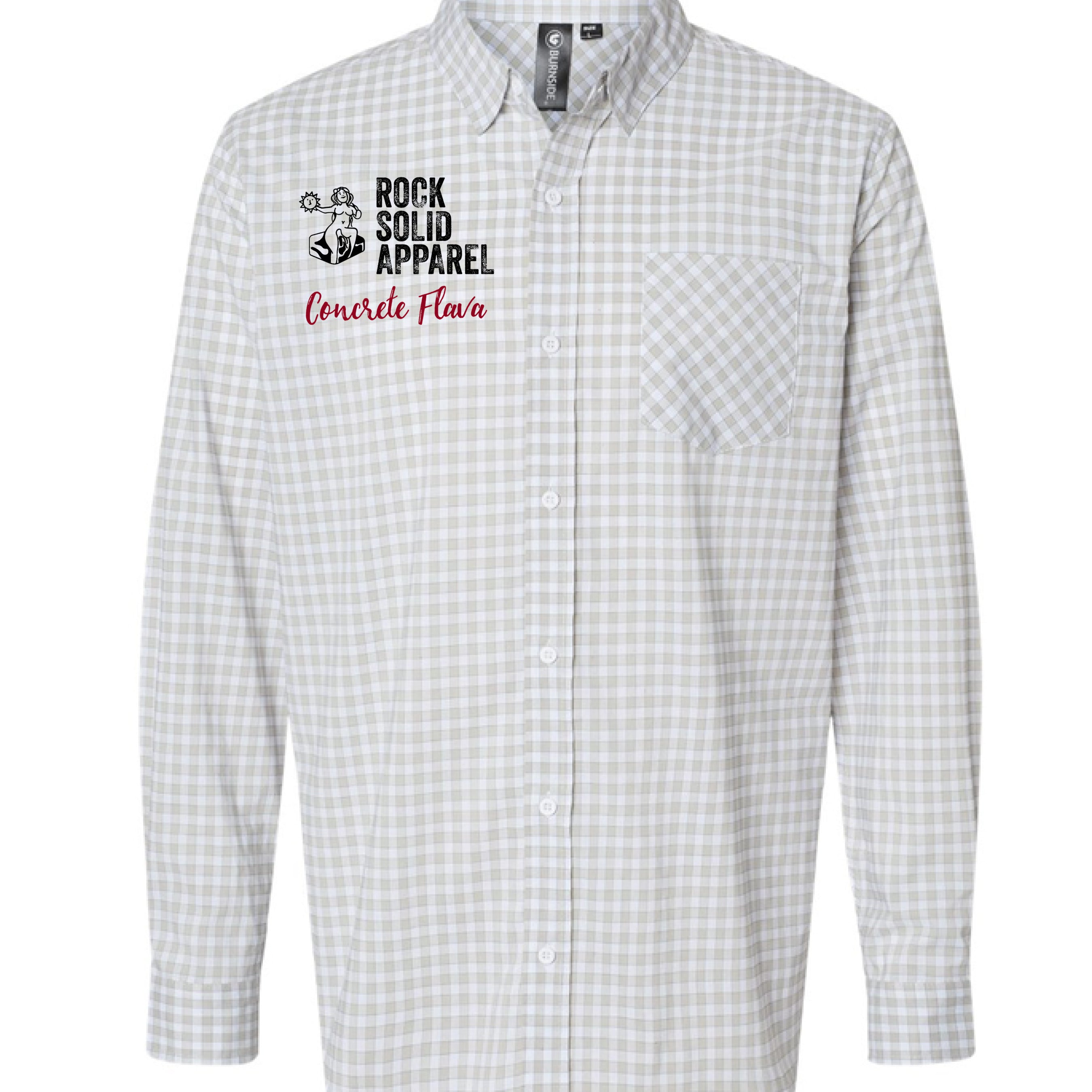 Grey/ White Gingham - FRONT