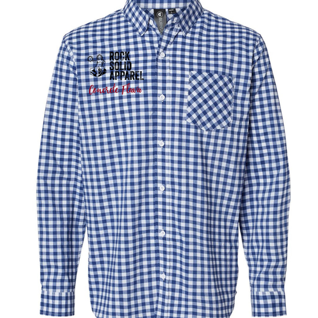 Navy/ White Gingham - FRONT