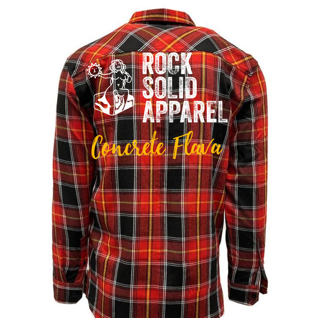 FIRE RED/ BLACK - BACK