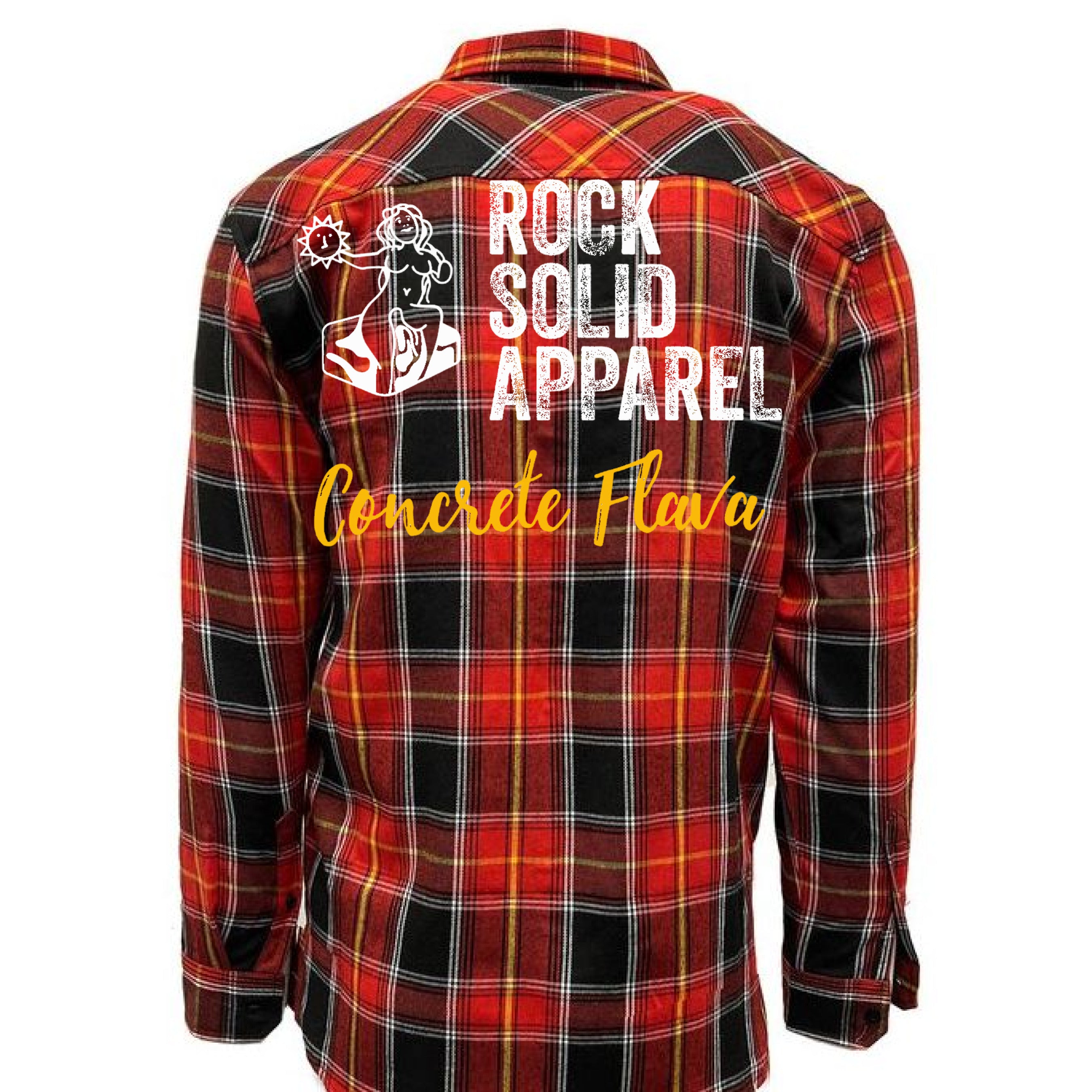 FIRE RED/ BLACK - BACK