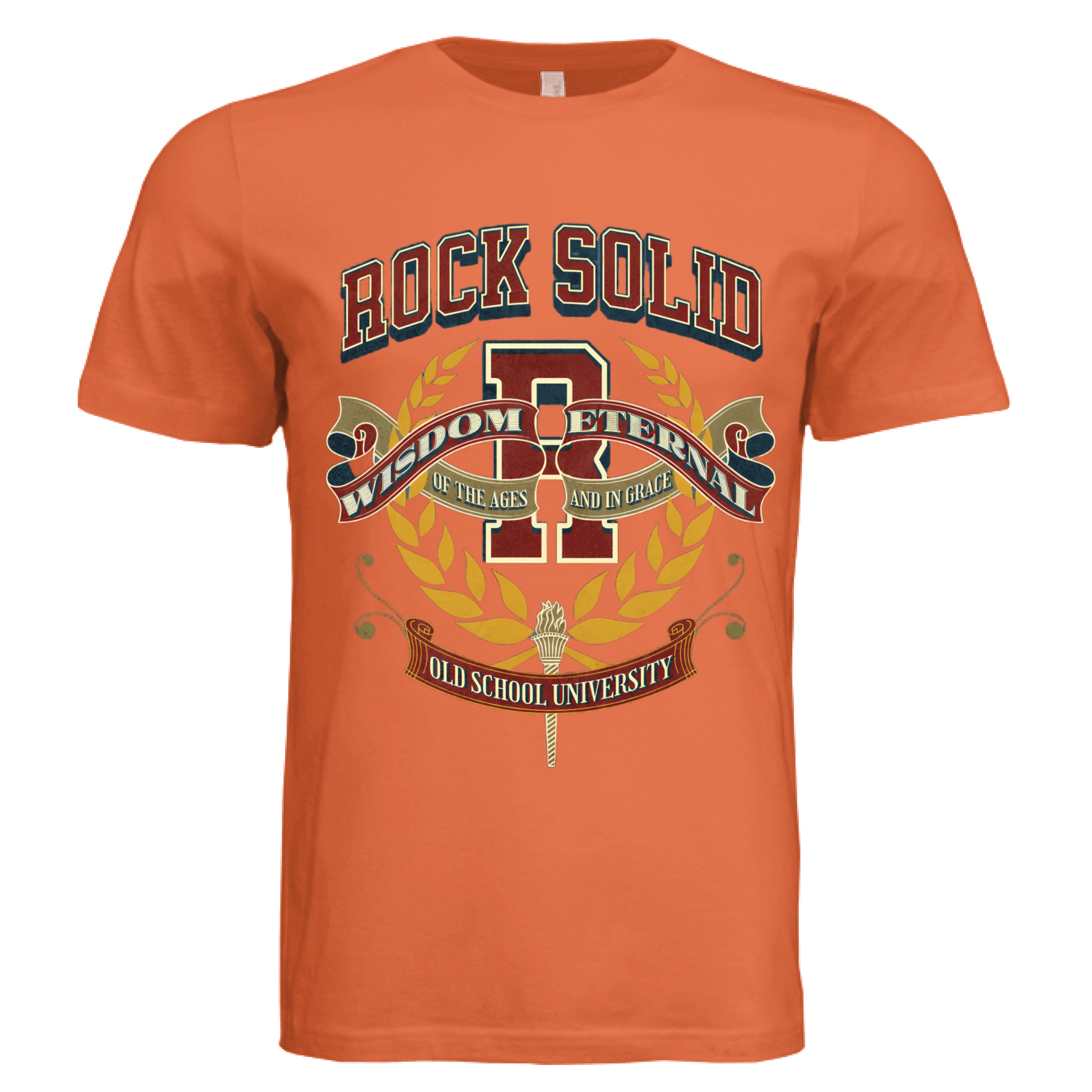 Solid Orange Triblend - FRONT