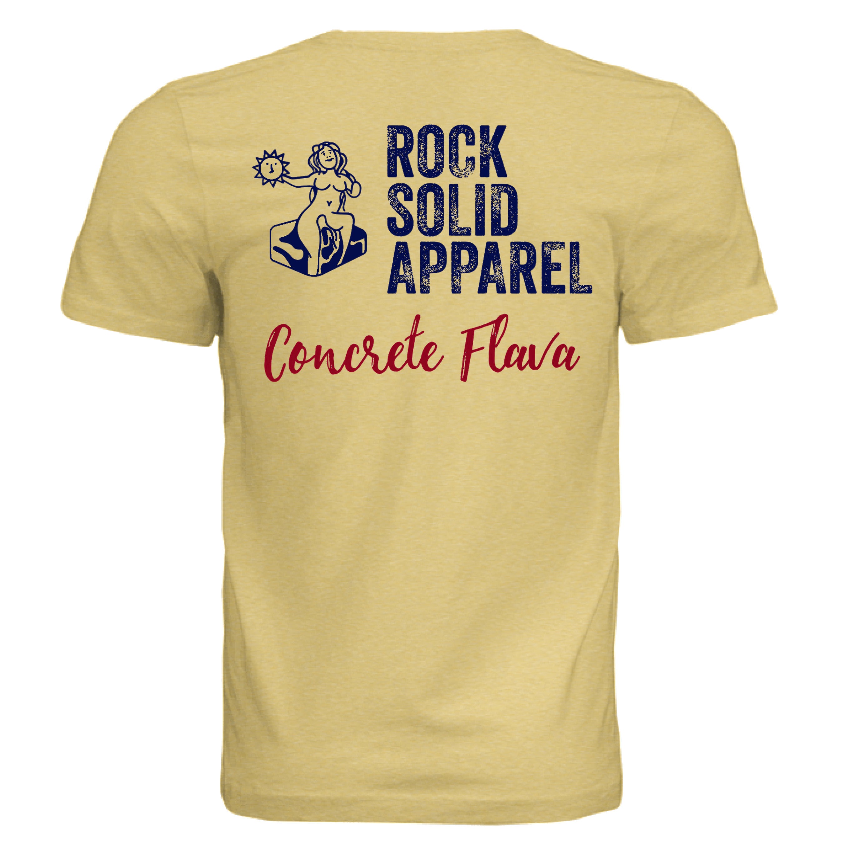 Mustard Triblend - BACK