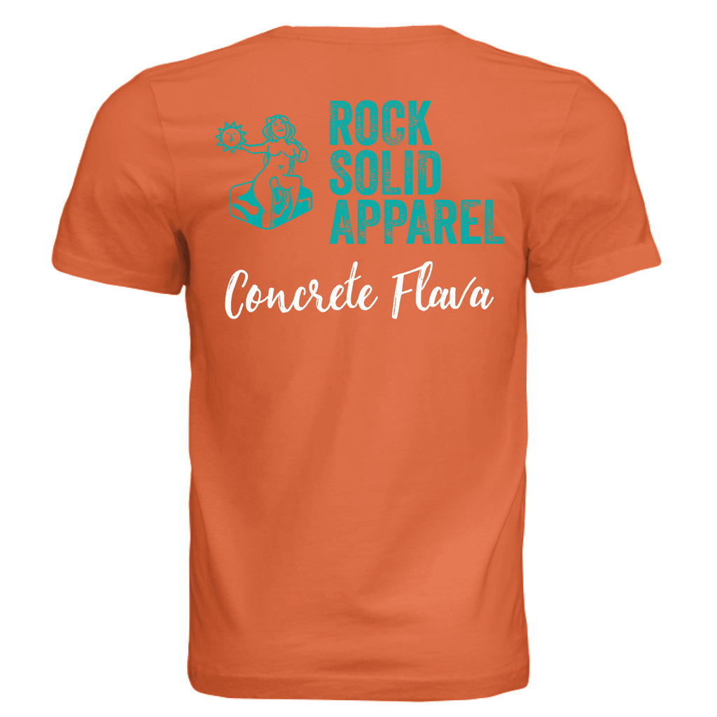 Solid Orange Triblend - BACK