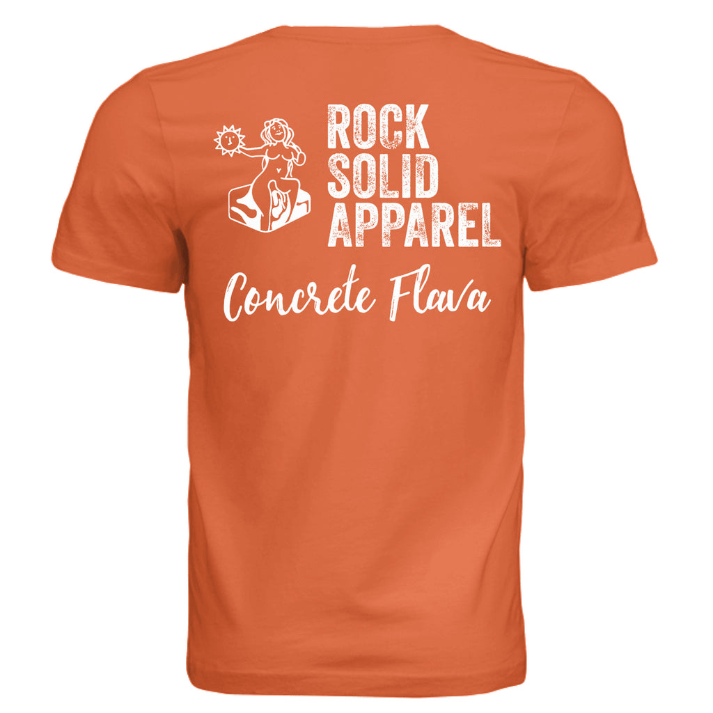 Solid Orange Triblend - BACK
