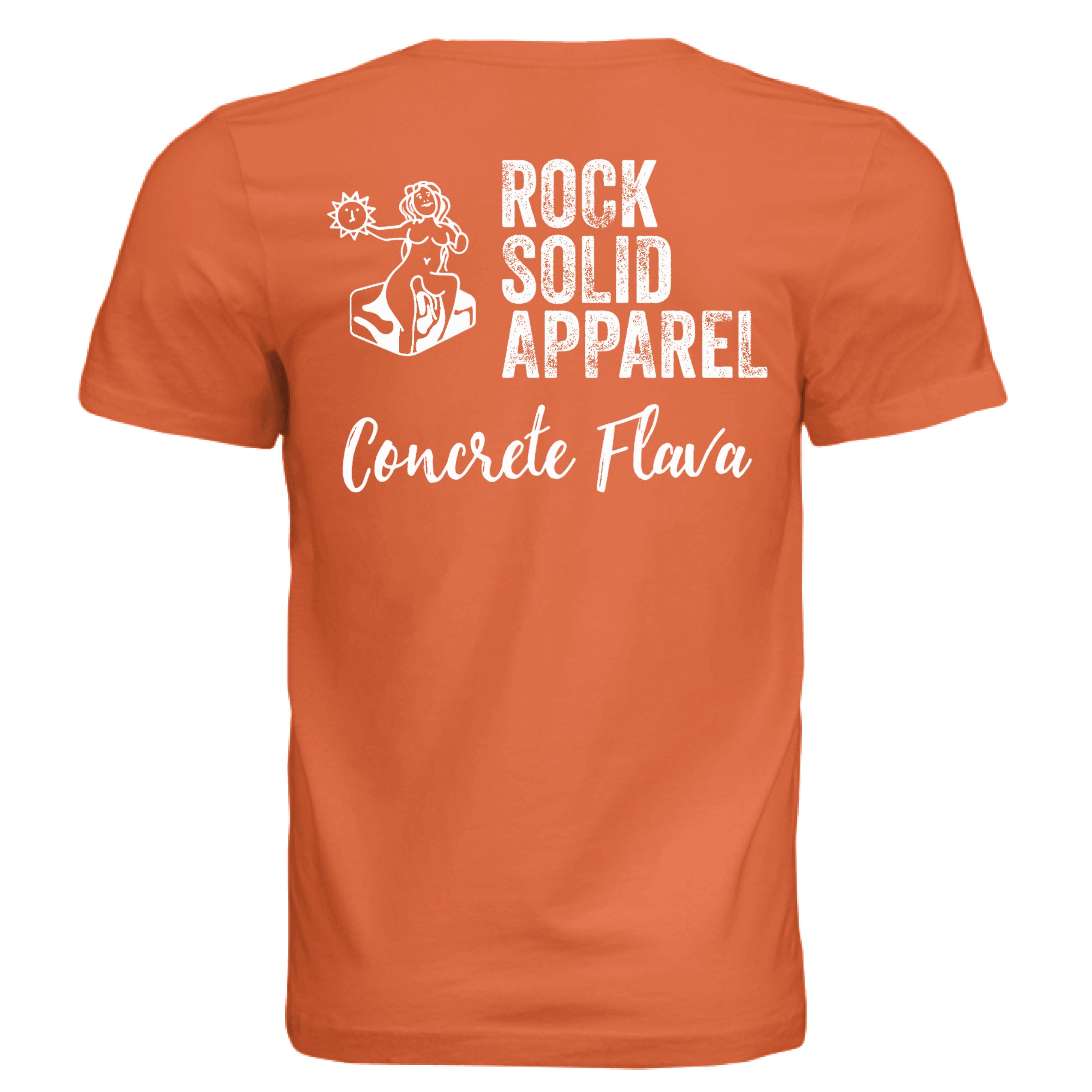 Solid Orange Triblend - BACK