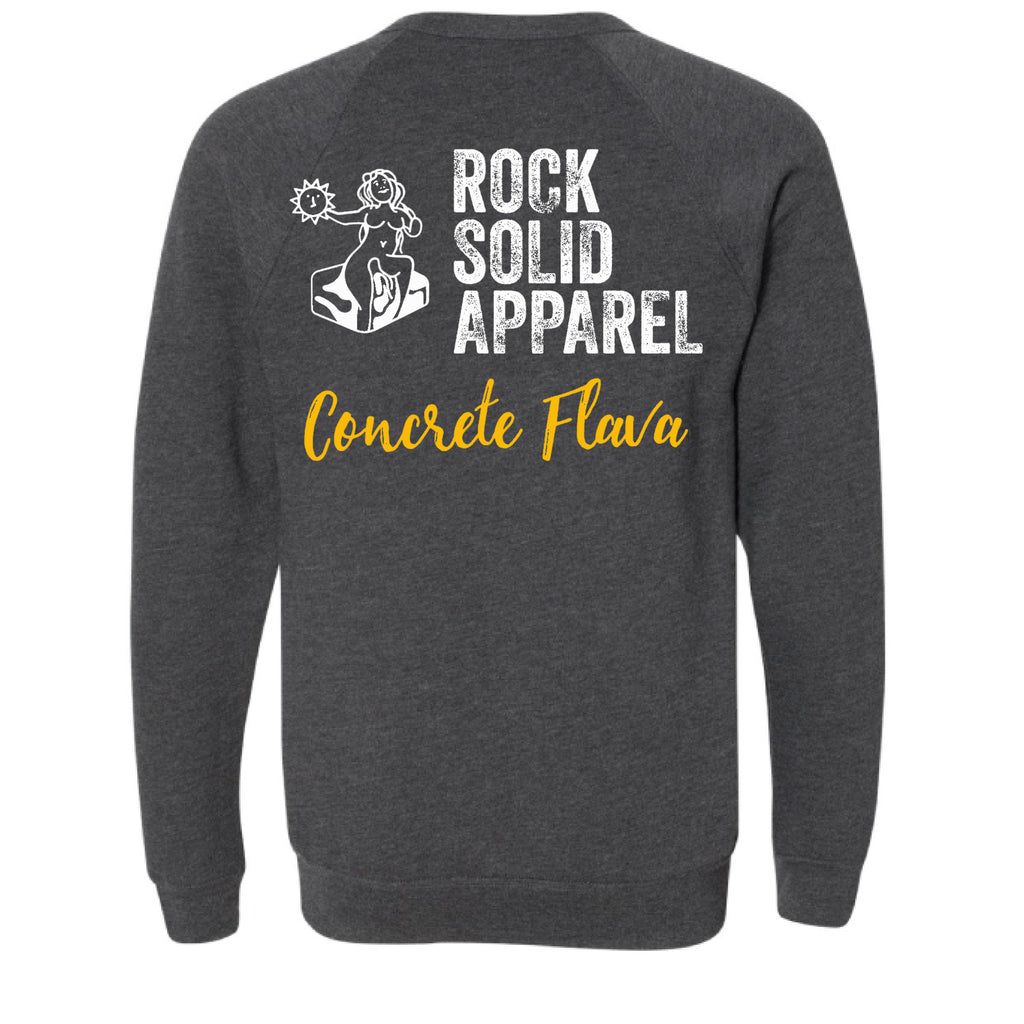 GREY ACID FLEECE - BACK
