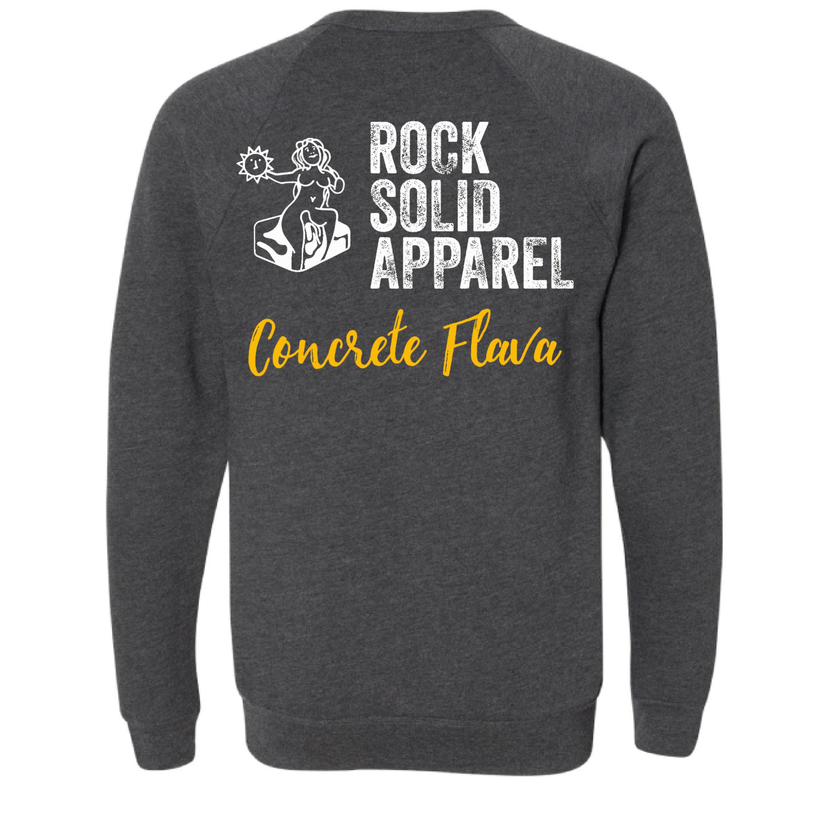 GREY ACID FLEECE - BACK