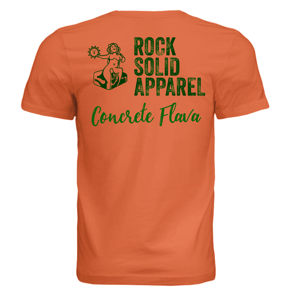 Solid Orange Triblend - BACK