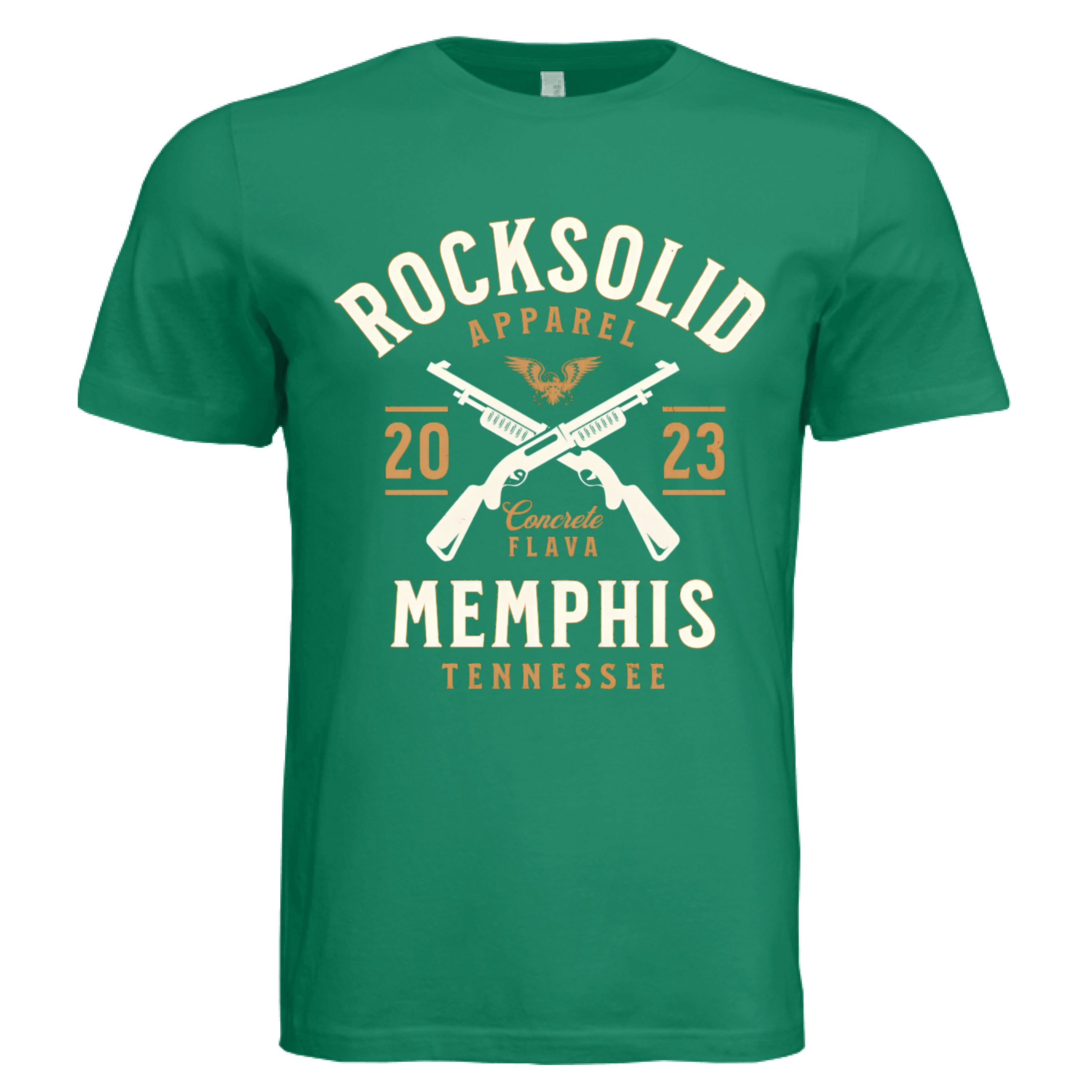 Solid Kelly Triblend - FRONT