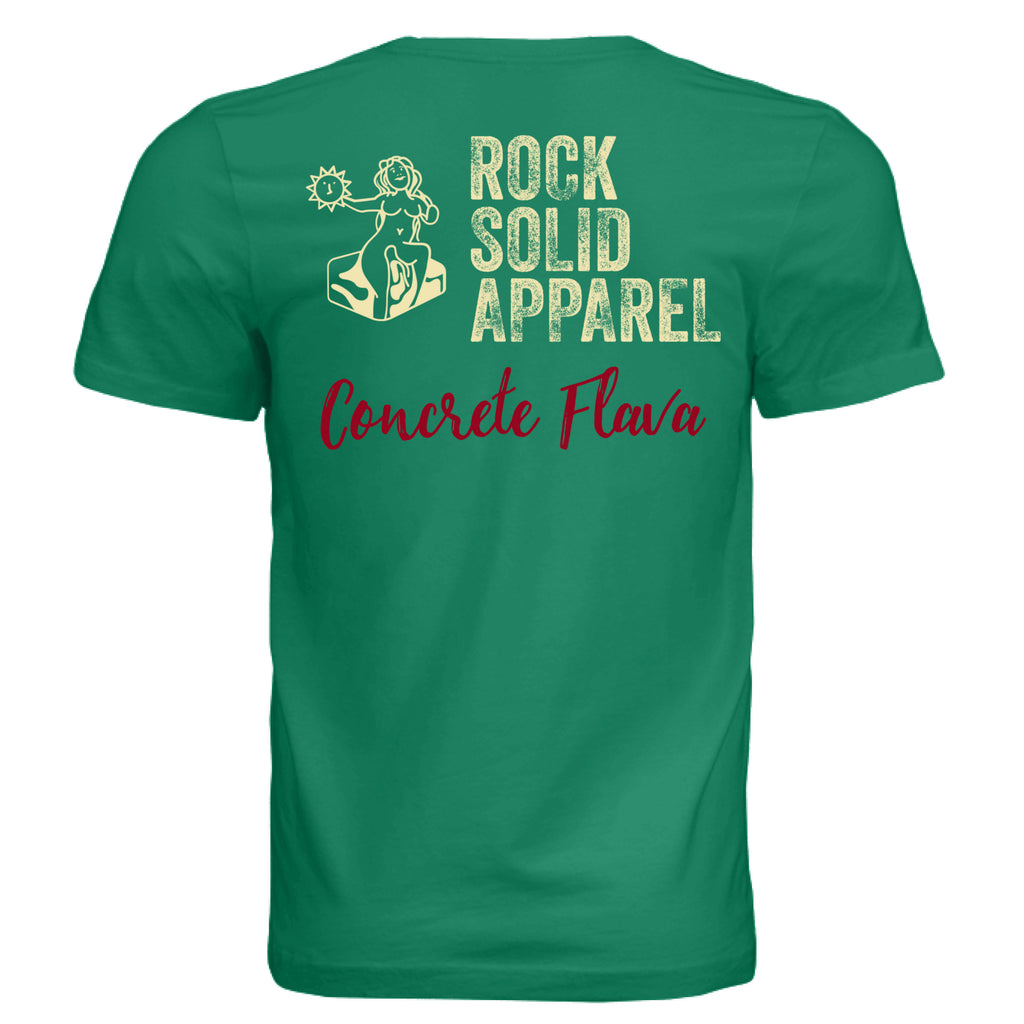 Solid Kelly Triblend - BACK