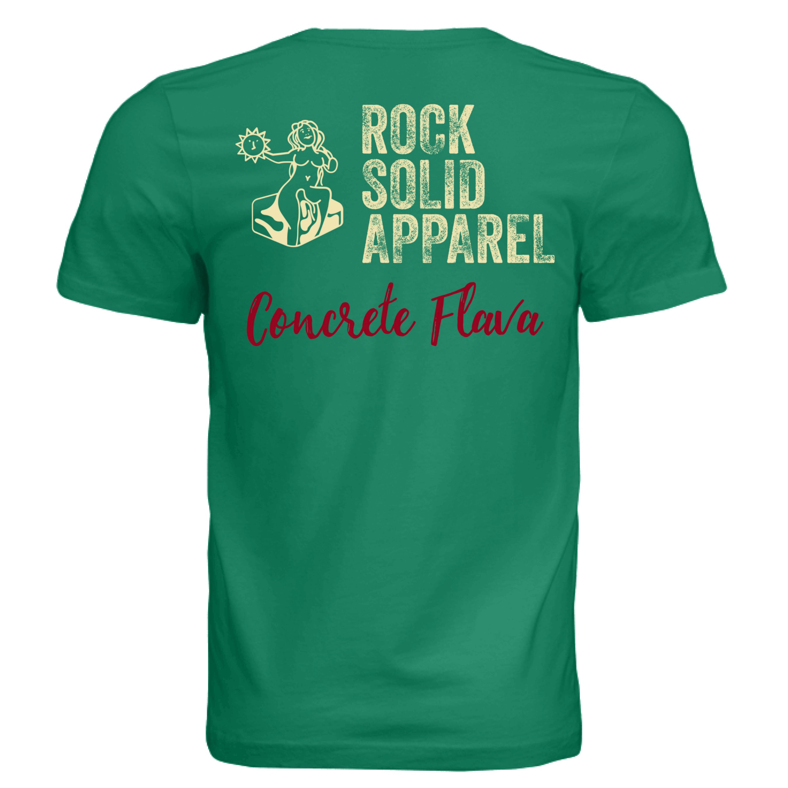 Solid Kelly Triblend - BACK