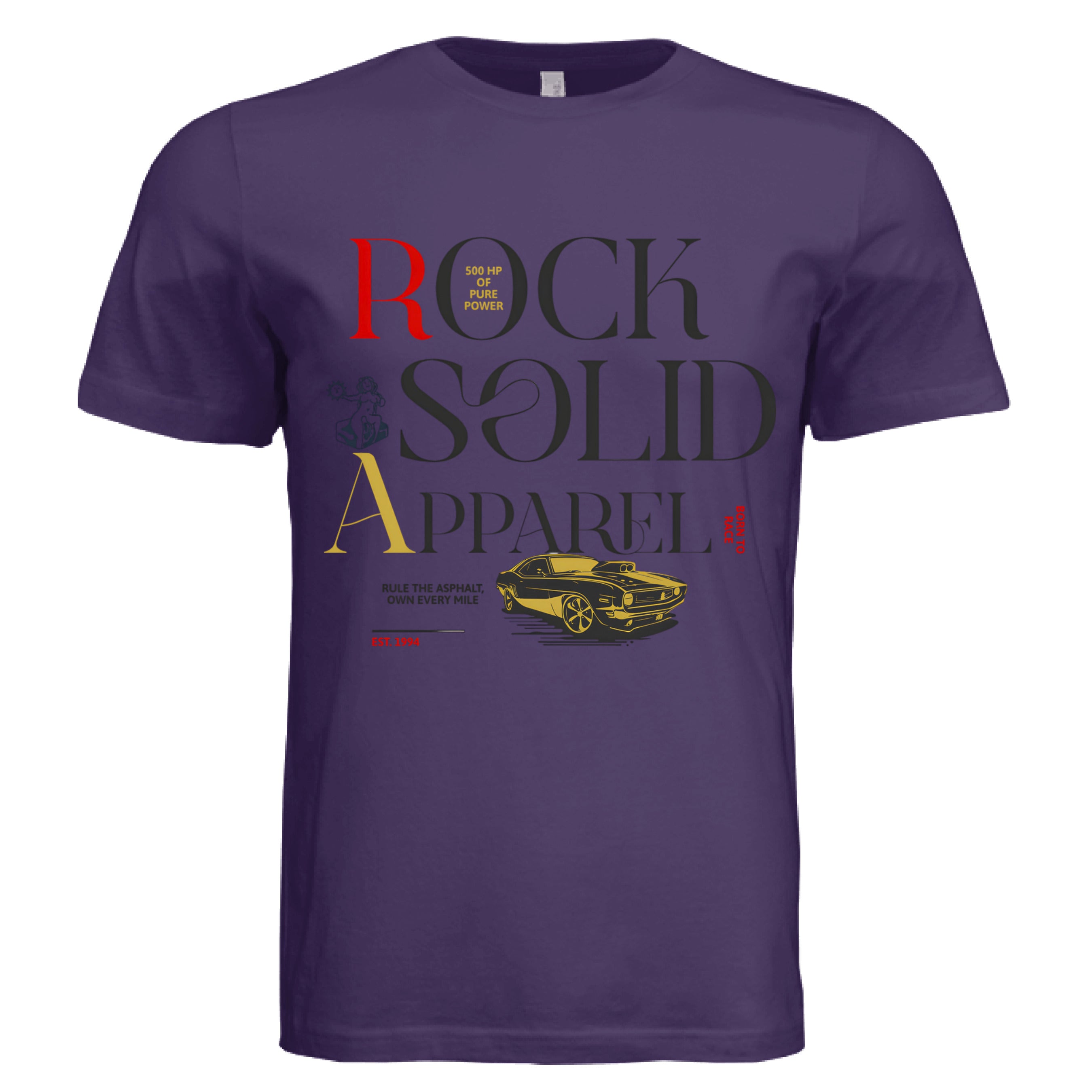 Solid Team Purple Triblend - FRONT