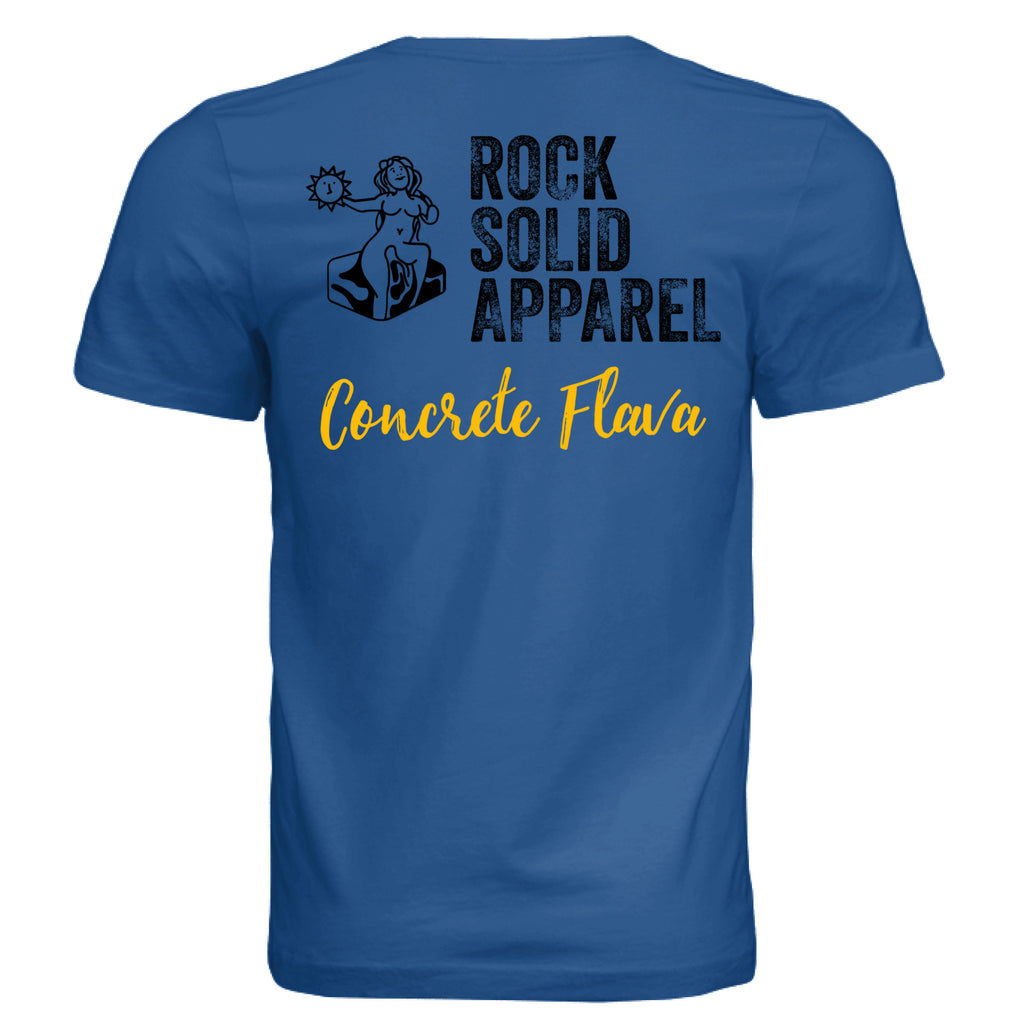 Solid True Royal Triblend - BACK