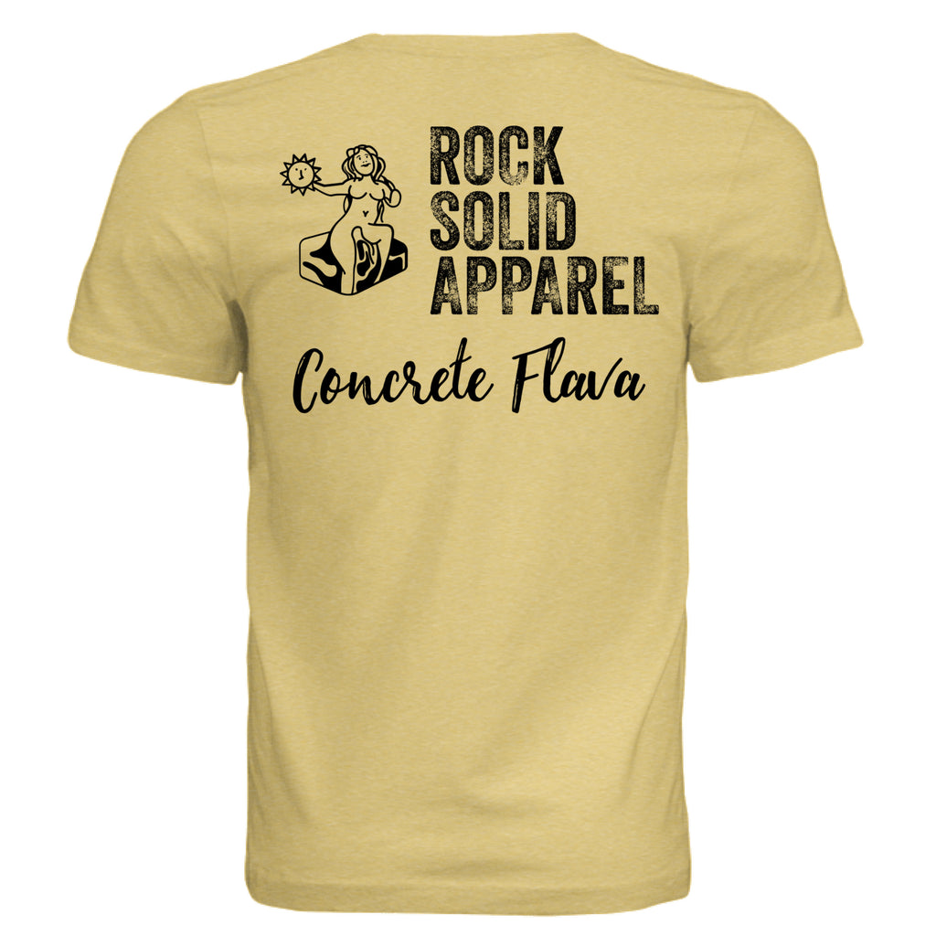 Mustard Triblend - BACK