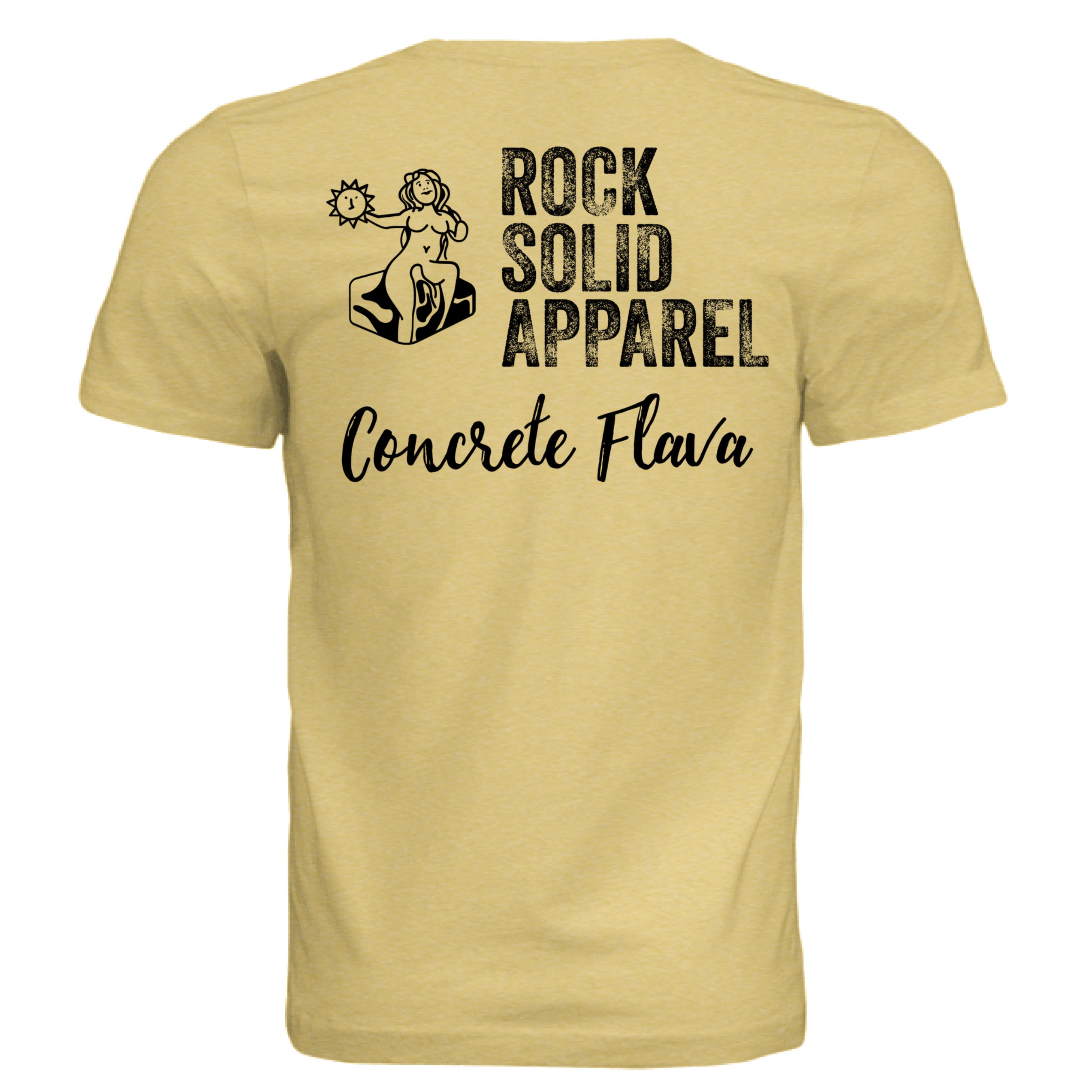 Mustard Triblend - BACK