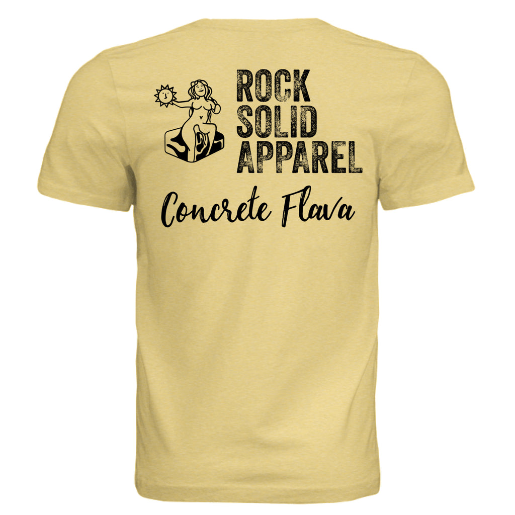 Pale Yellow Triblend - BACK