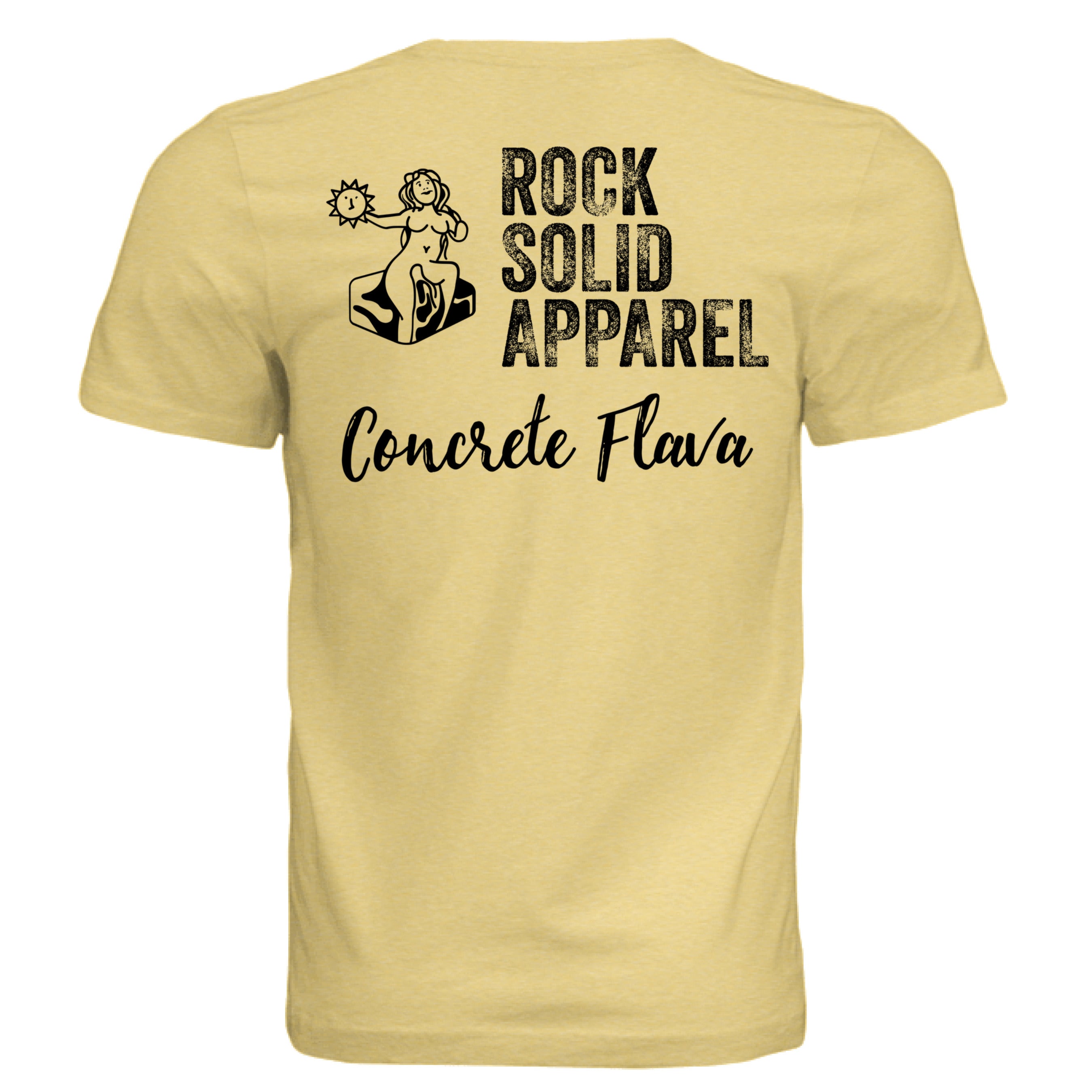 Pale Yellow Triblend - BACK