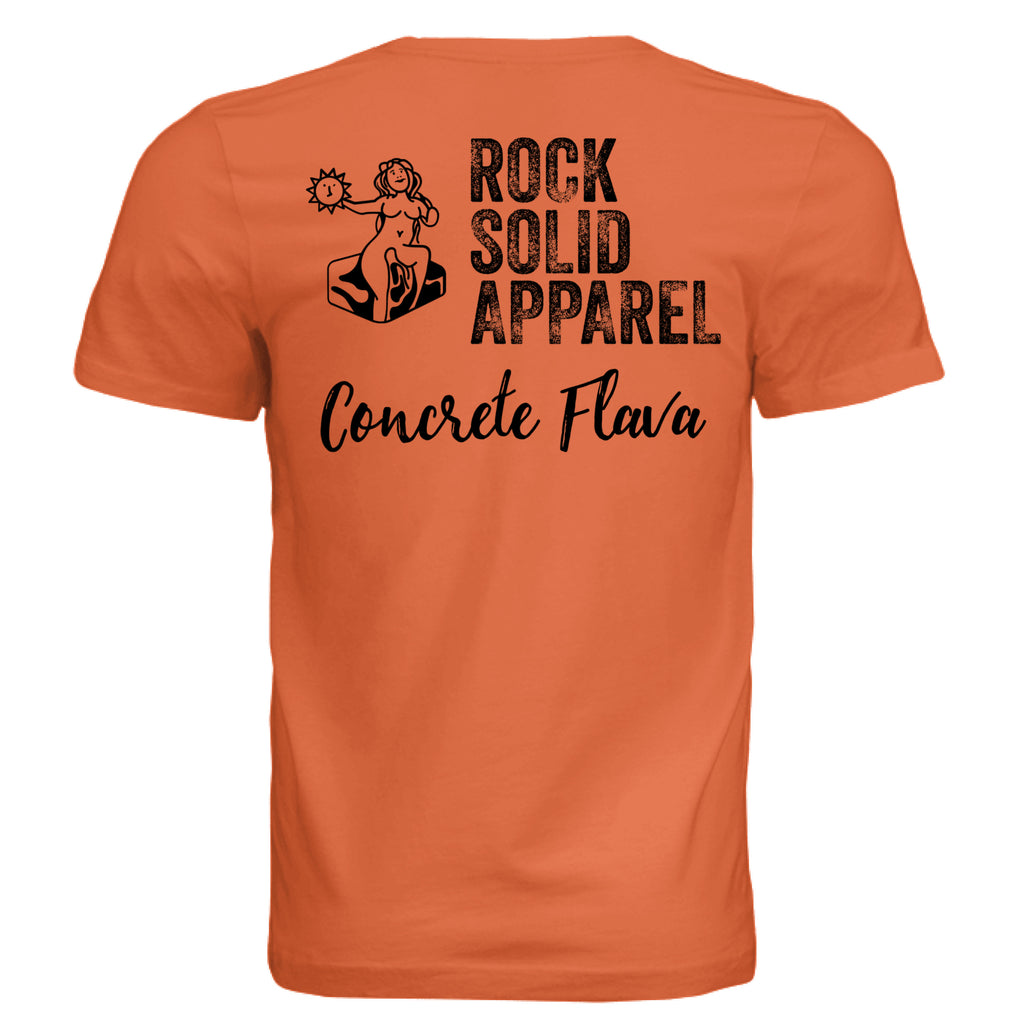 Solid Orange Triblend - BACK
