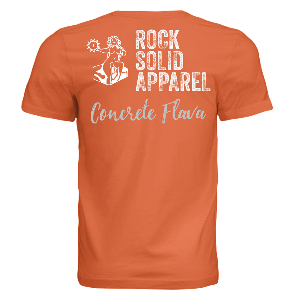 Solid Orange Triblend - BACK