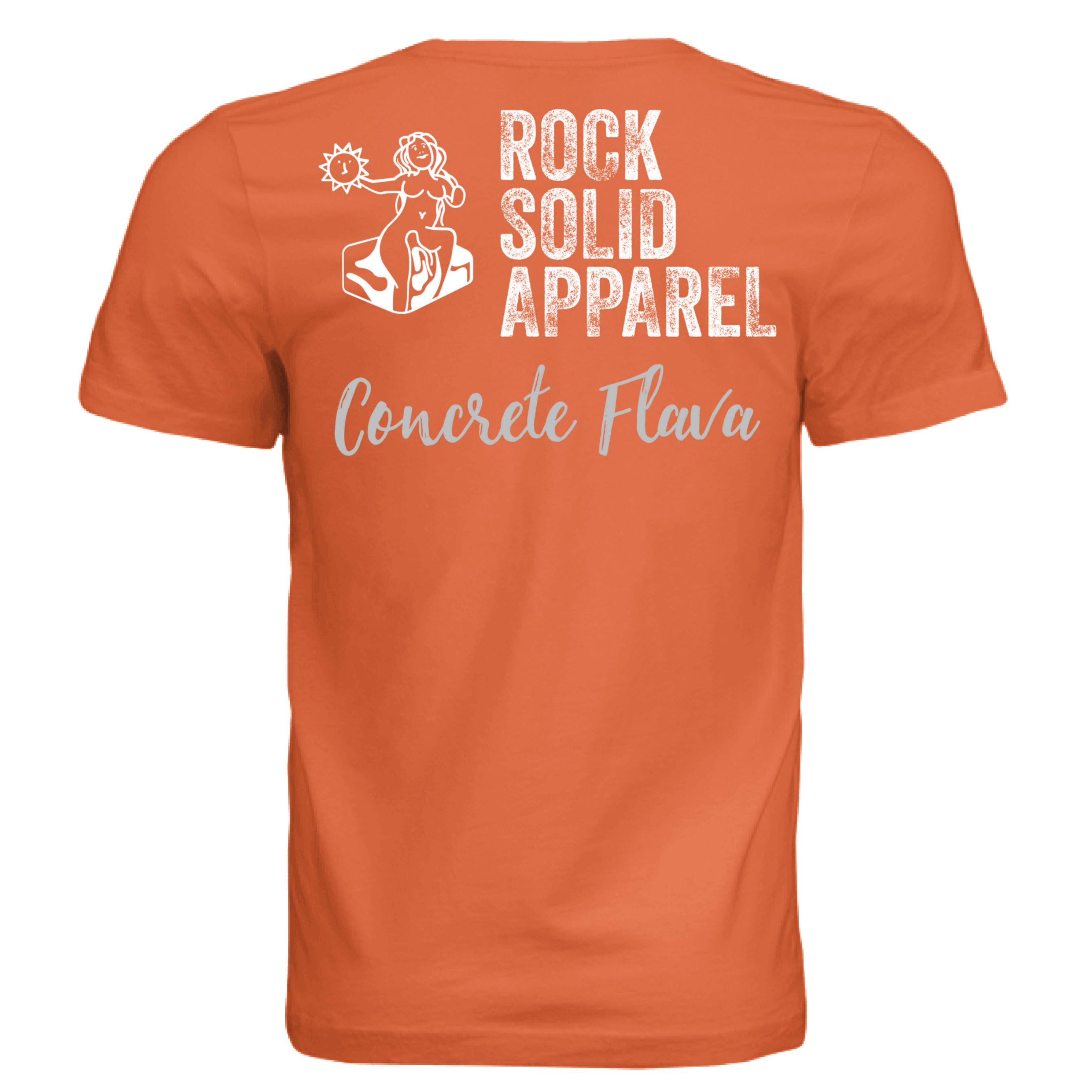 Solid Orange Triblend - BACK