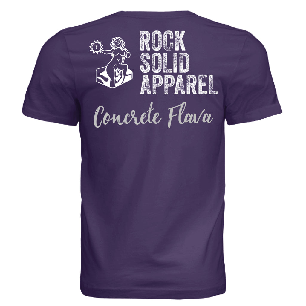 Solid Team Purple Triblend - BACK
