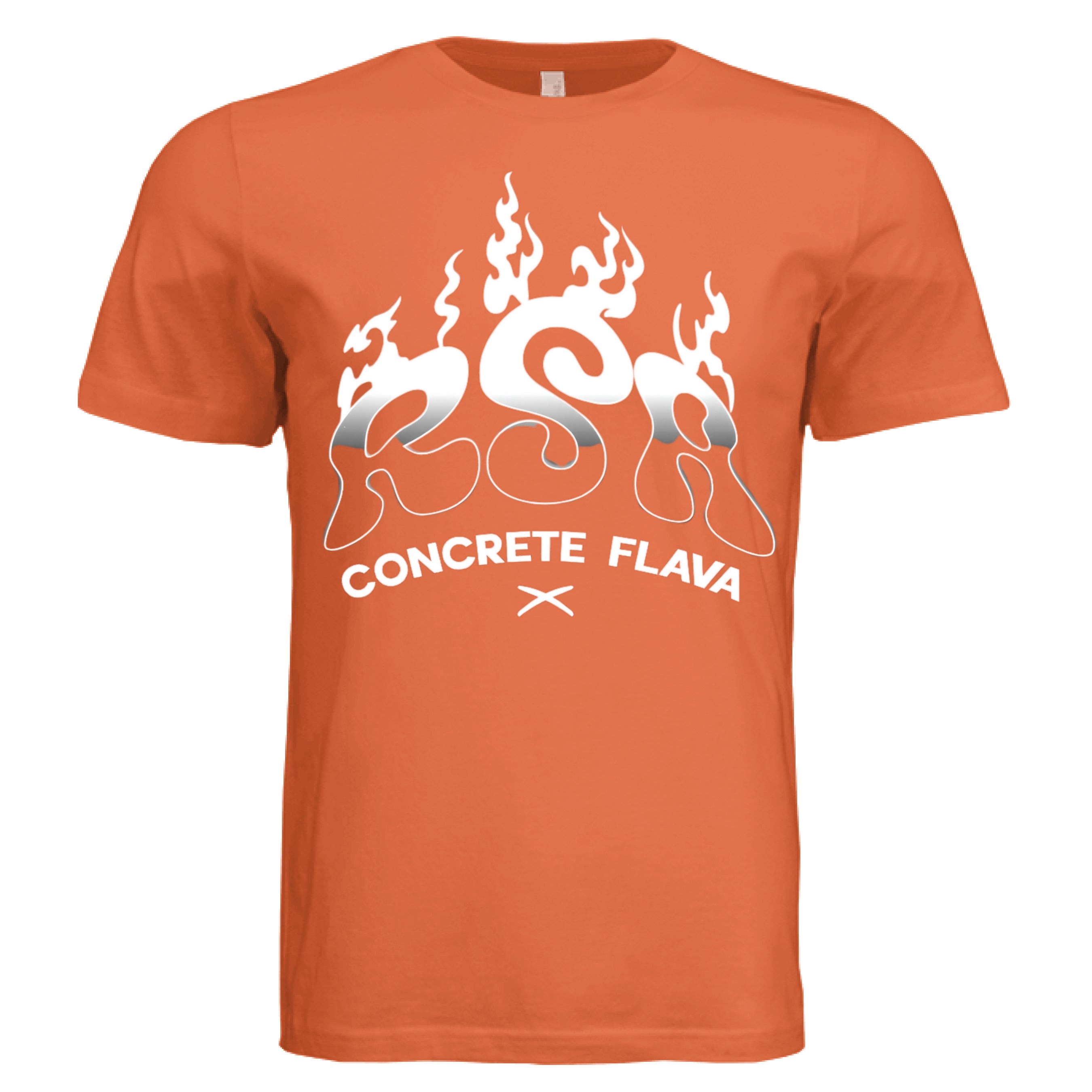 Solid Orange Triblend - FRONT