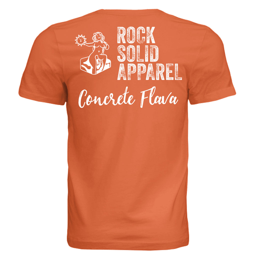 Solid Orange Triblend - BACK