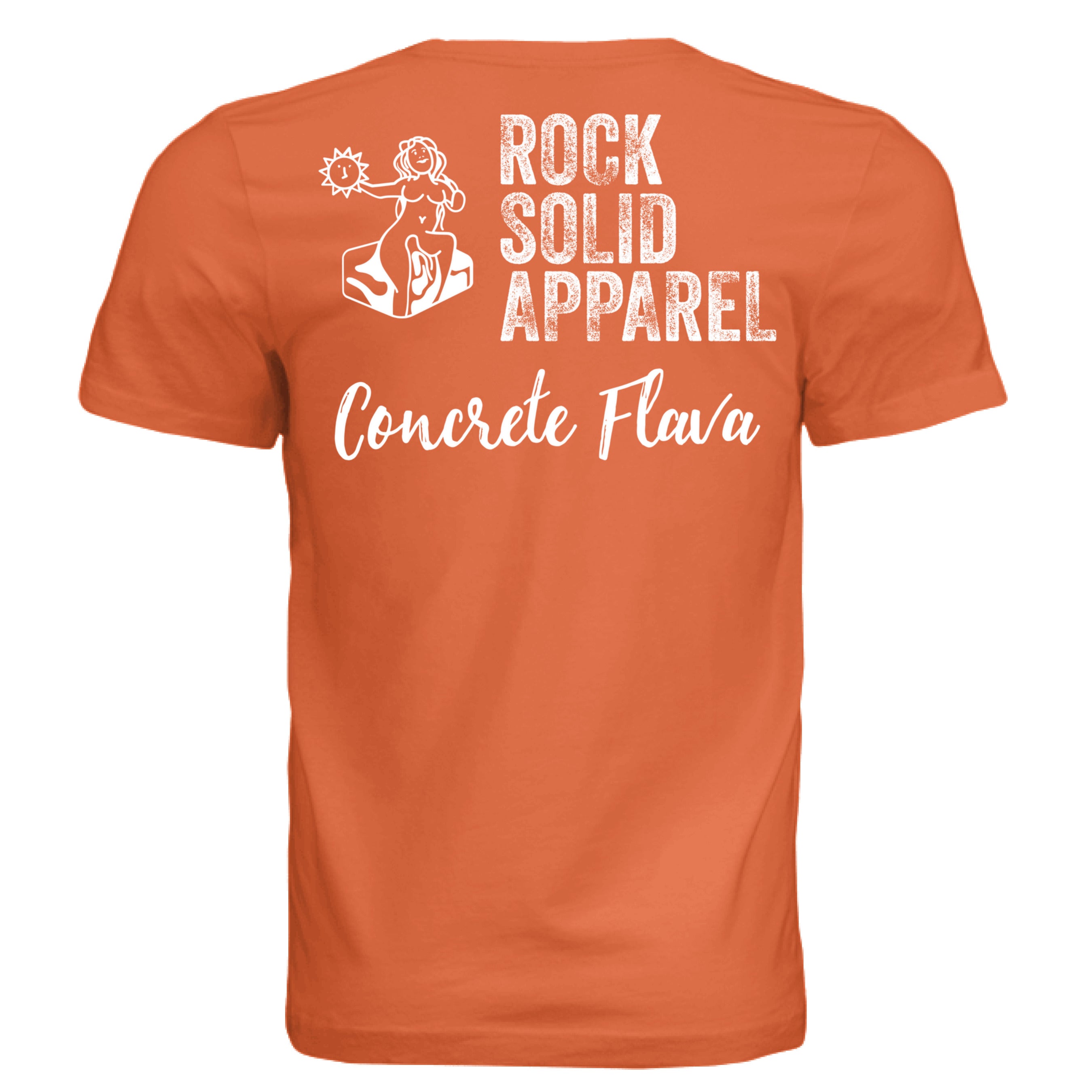 Solid Orange Triblend - BACK