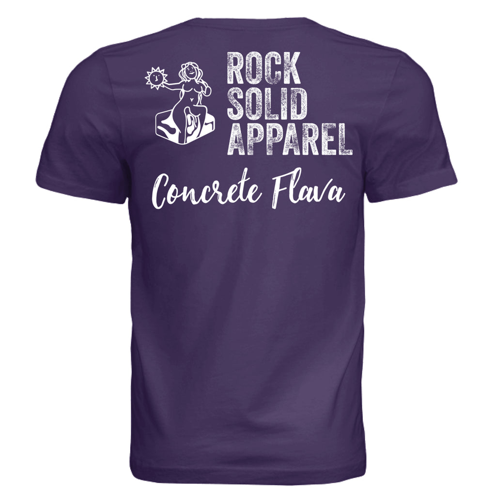 Solid Team Purple Triblend - BACK