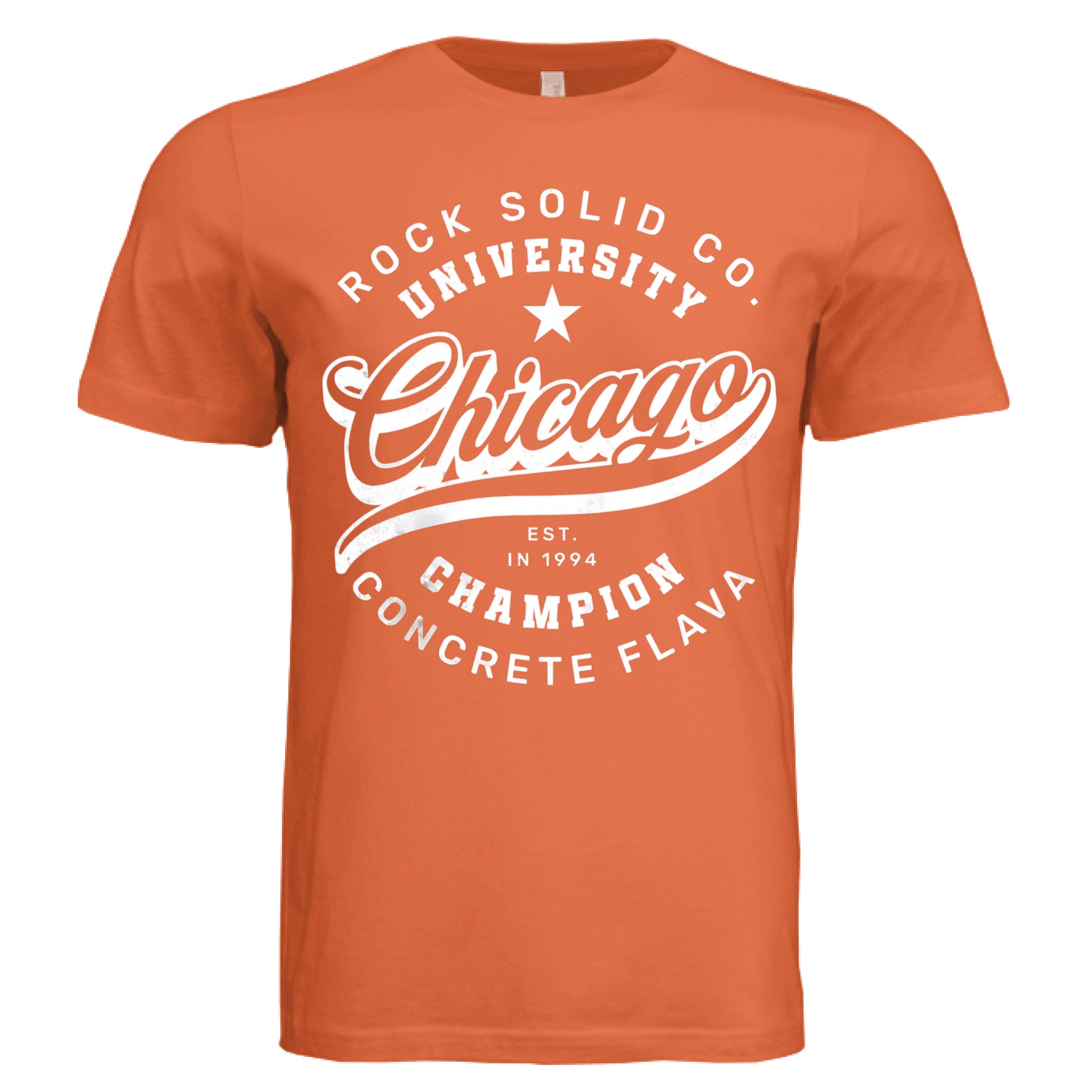 Solid Orange Triblend - FRONT
