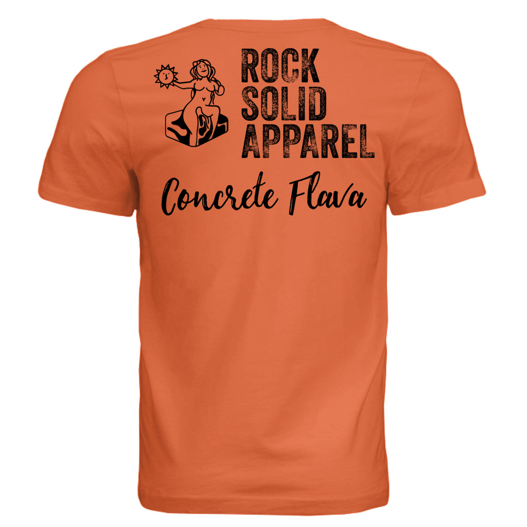 Solid Orange Triblend - BACK