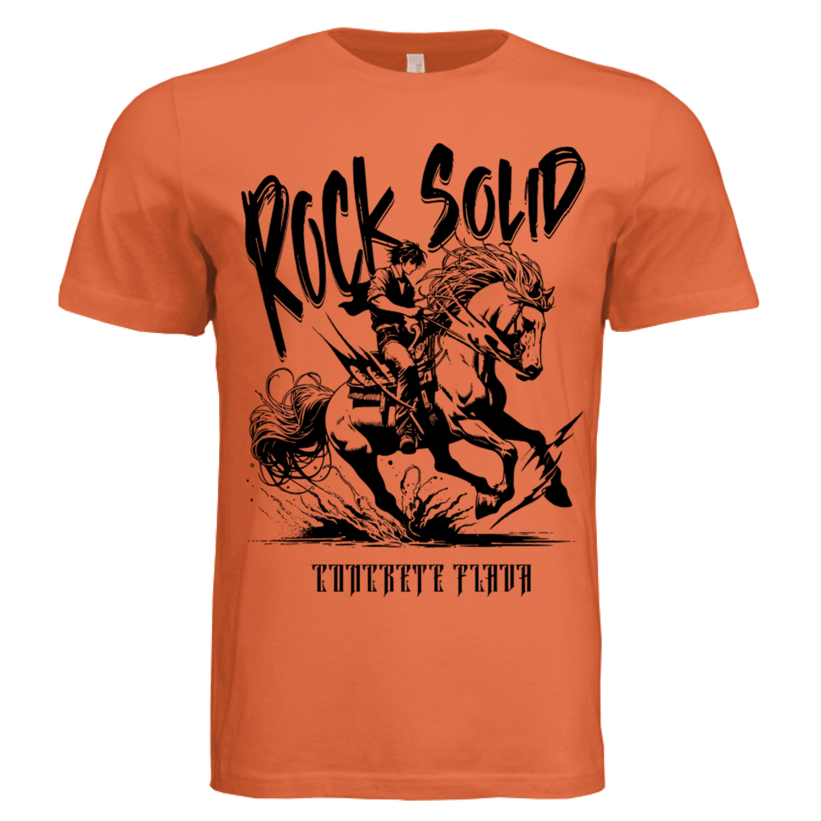 Solid Orange Triblend - FRONT