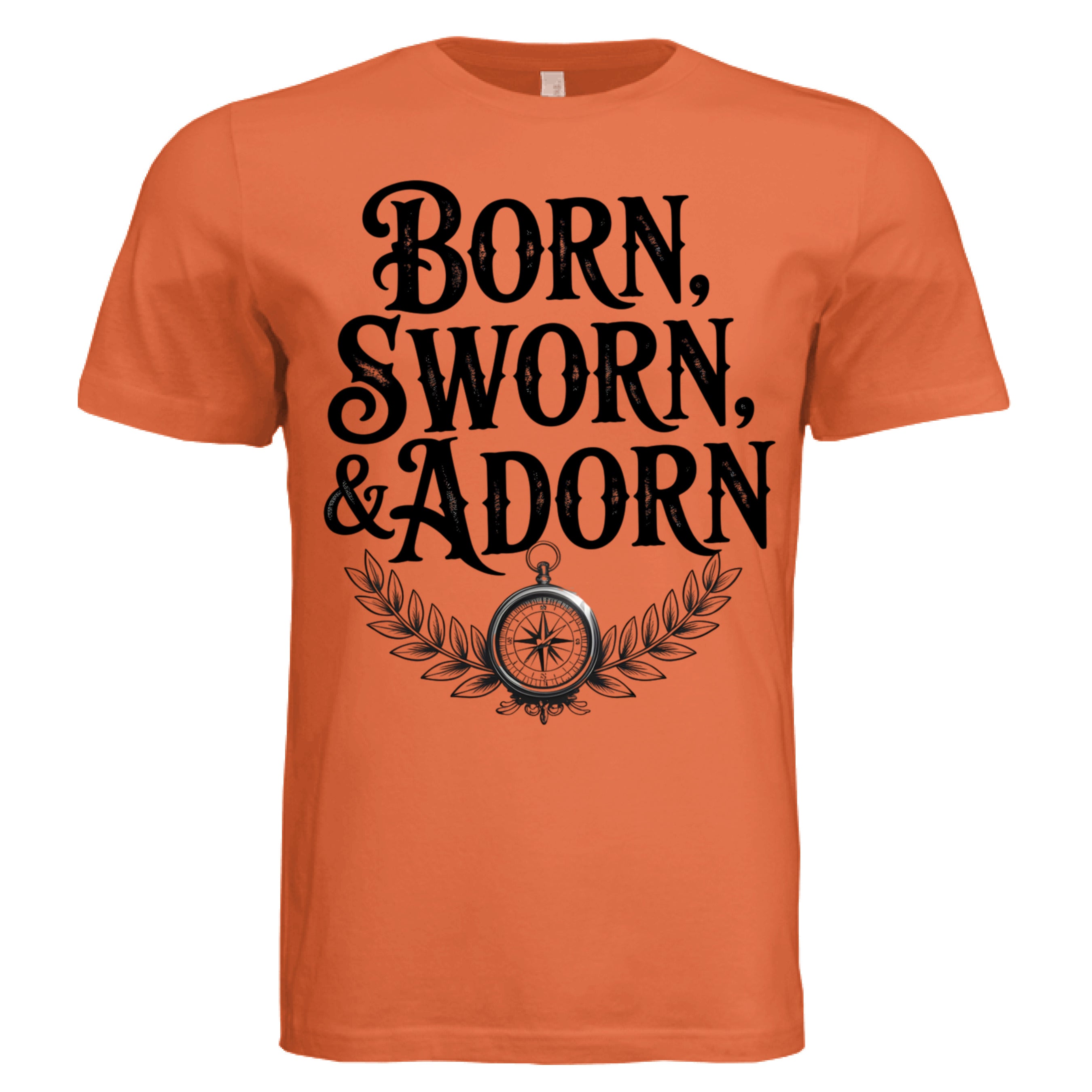Solid Orange Triblend - FRONT
